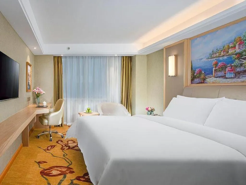Bed in Vienna Hotel Anhui Huainan Railway Station