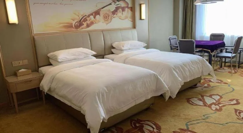Bed in Vienna Hotel Anhui Huainan Railway Station