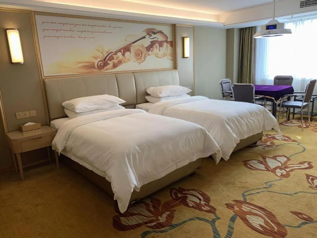 Bed in Vienna Hotel Anhui Huainan Railway Station