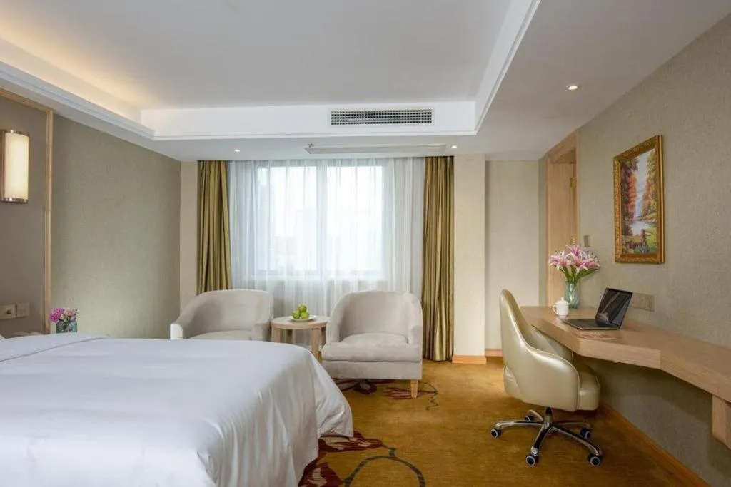 Bed in Vienna Hotel Anhui Huainan Railway Station