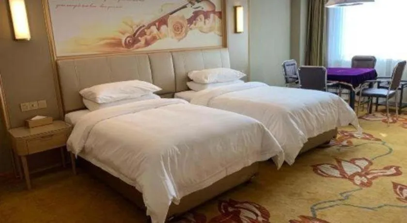 Bed in Vienna Hotel Anhui Huainan Railway Station