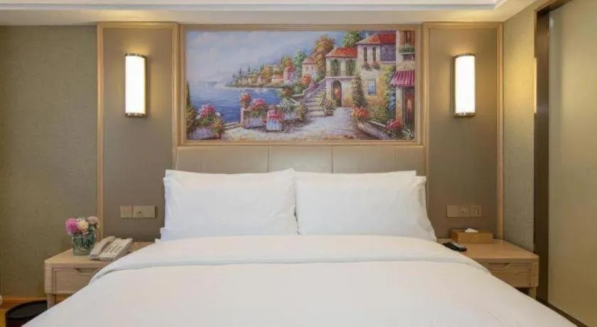 Bed in Vienna Hotel Anhui Huainan Railway Station