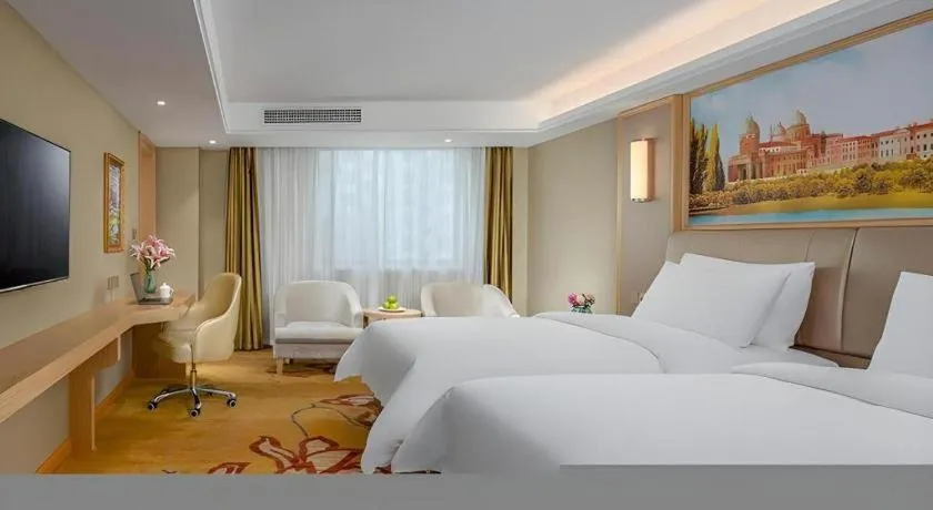 Bed in Vienna Hotel Anhui Huainan Railway Station