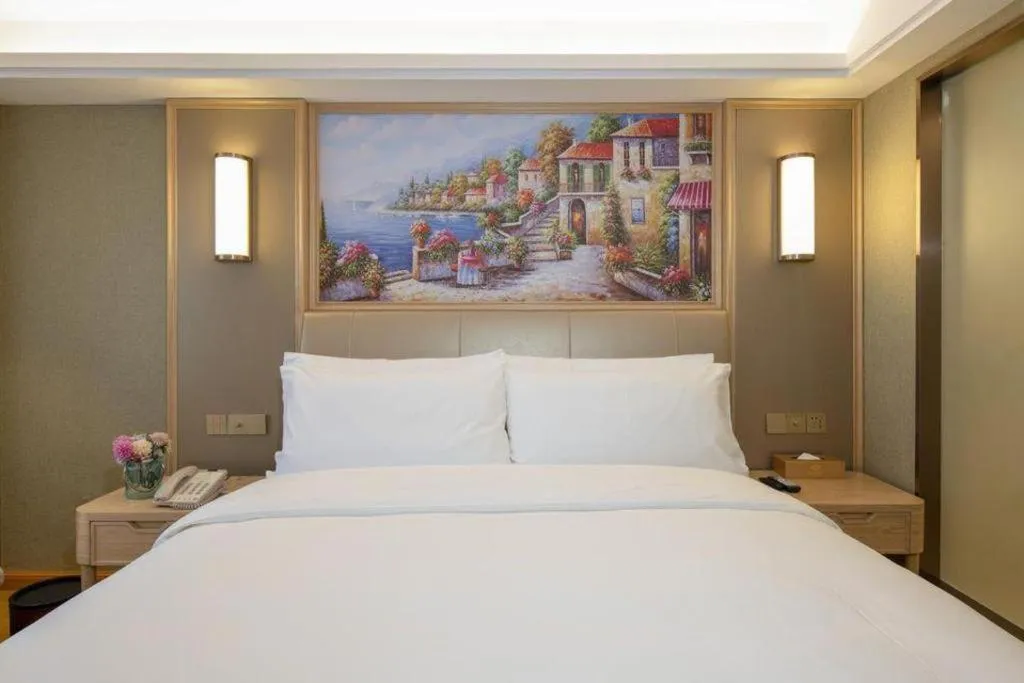 Bed in Vienna Hotel Anhui Huainan Railway Station