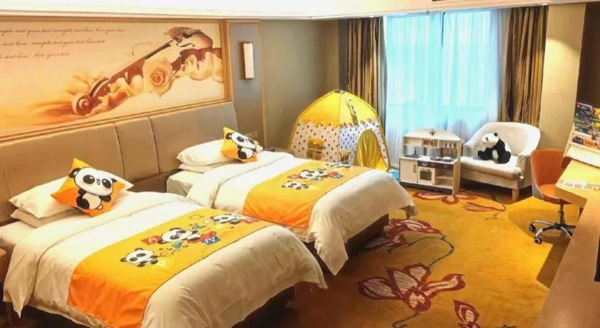 Bed in Vienna Hotel Anhui Huainan Railway Station