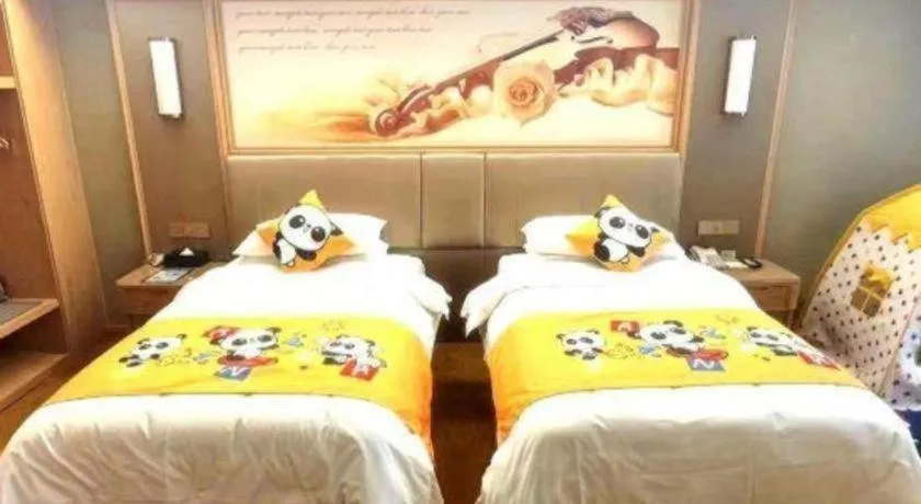 Bed in Vienna Hotel Anhui Huainan Railway Station