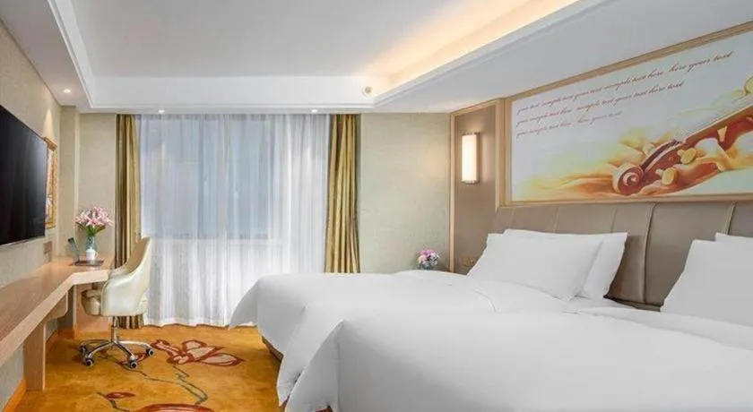 Bed in Vienna Hotel Anhui Huainan Railway Station