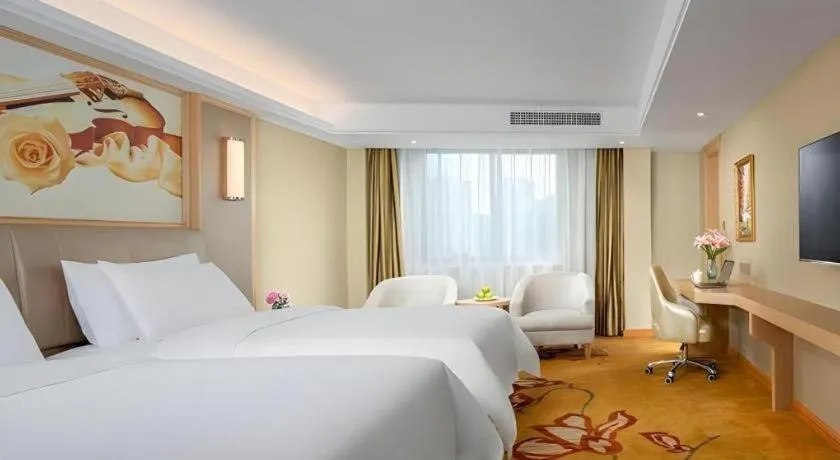 Bed in Vienna Hotel Anhui Huainan Railway Station