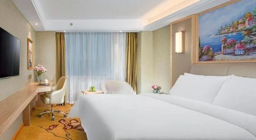 Bed in Vienna Hotel Anhui Huainan Railway Station