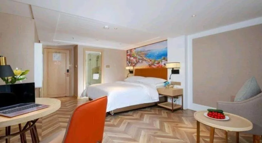 Bed in Vienna Hotel Chengdu Exhibition Center In Time City