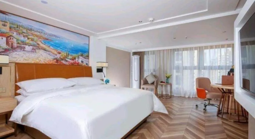 Bed in Vienna Hotel Chengdu Exhibition Center In Time City