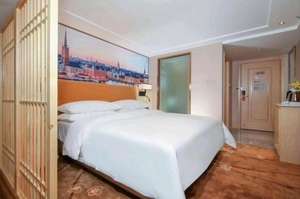 Bed in Vienna Hotel Chengdu Exhibition Center In Time City