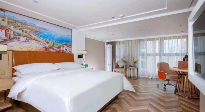 Bed in Vienna Hotel Chengdu Exhibition Center In Time City