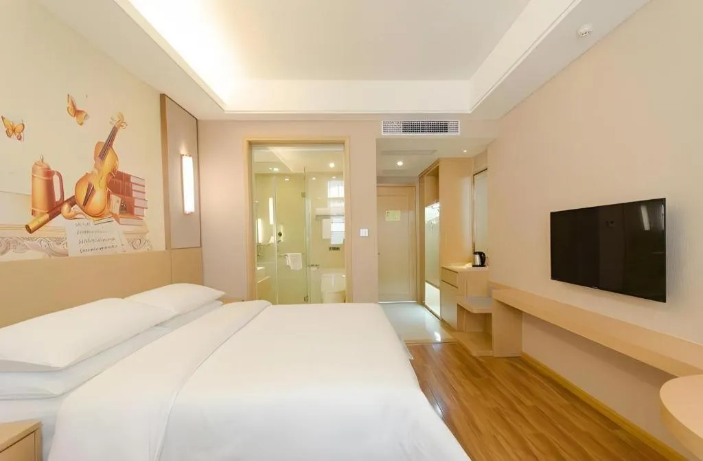 Bed in Vienna Hotel Yunnan Dali Ancient City Scenic Spot