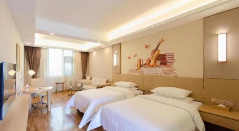 Bed in Vienna Hotel Yunnan Dali Ancient City Scenic Spot