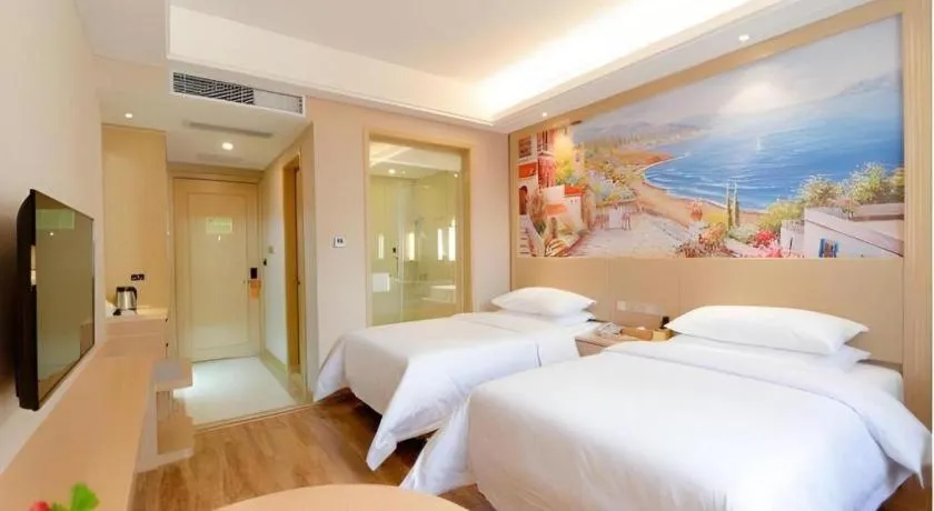 Bed in Vienna Hotel Yunnan Dali Ancient City Scenic Spot