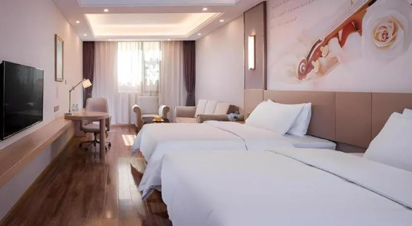 Bed in Vienna Hotel Yunnan Dali Ancient City Scenic Spot