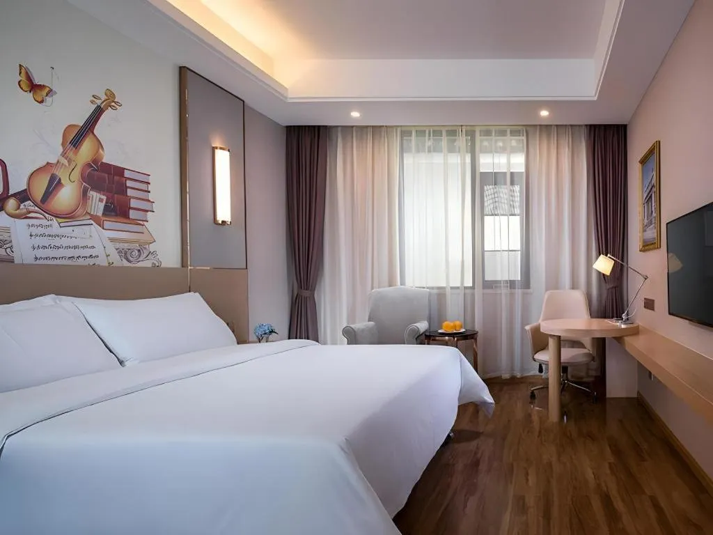 Bed in Vienna Hotel Yunnan Dali Ancient City Scenic Spot