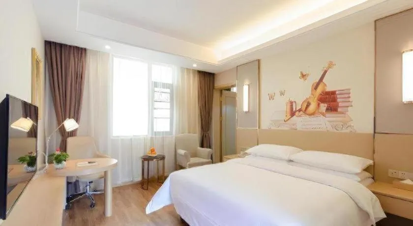 Bed in Vienna Hotel Yunnan Dali Ancient City Scenic Spot