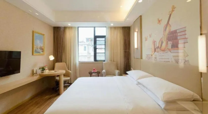 Bed in Vienna Hotel Yunnan Dali Ancient City Scenic Spot