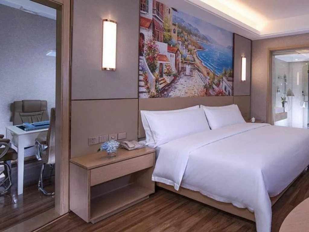 Bed in Vienna Hotel Yunnan Dali Ancient City Scenic Spot