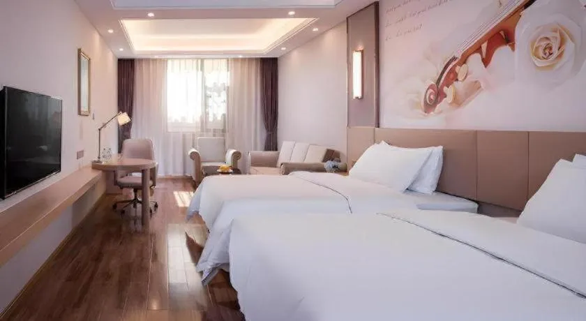 Bed in Vienna Hotel Yunnan Dali Ancient City Scenic Spot