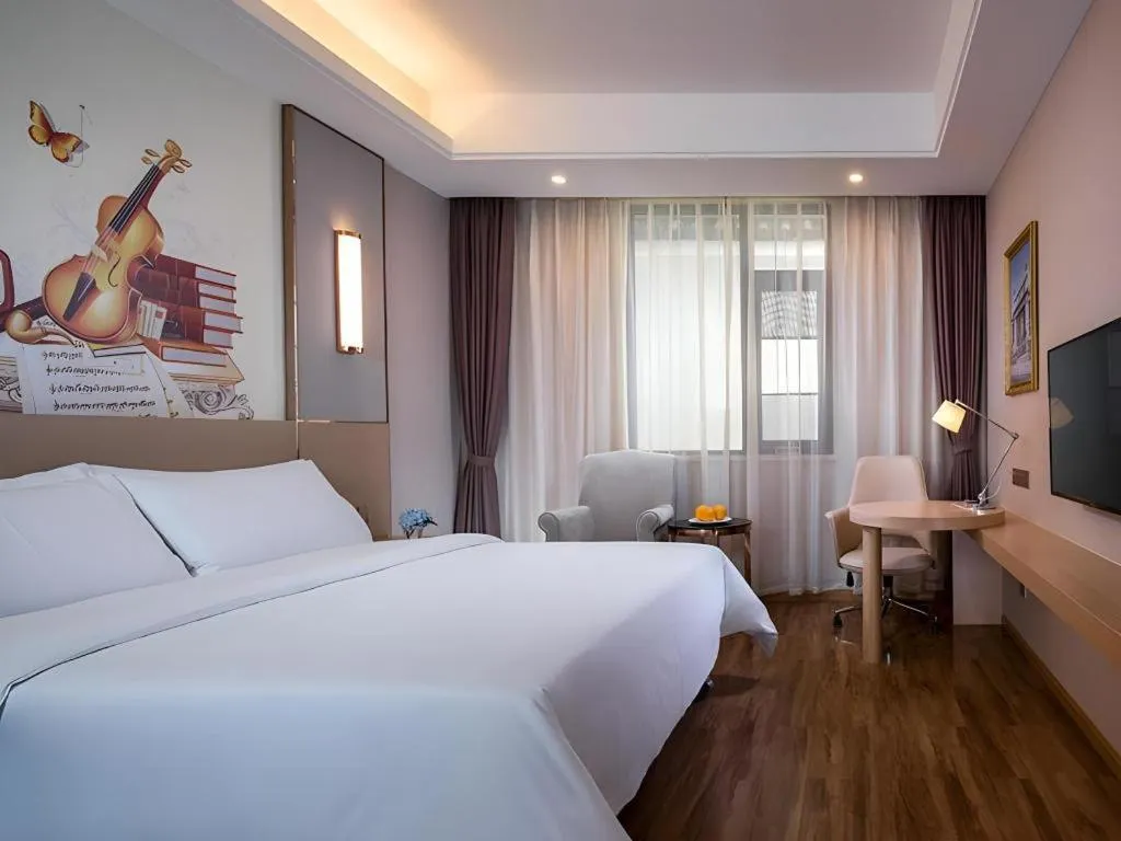 Bed in Vienna Hotel Yunnan Dali Ancient City Scenic Spot