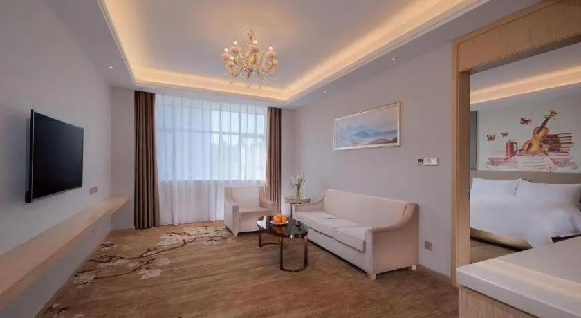 Bed in Vienna Hotel Guangdong Shaoguan Shaonan Avenue