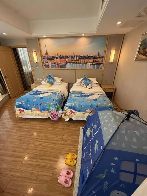 Bed in Vienna Hotel Hunan Huaihua Xupu Wanda Plaza