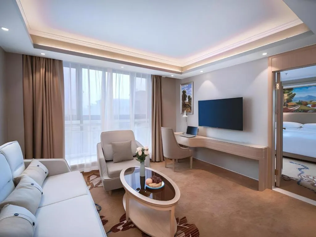 Bed in Vienna Hotel Shandong Liaocheng High-Tech Zong Yueji Park