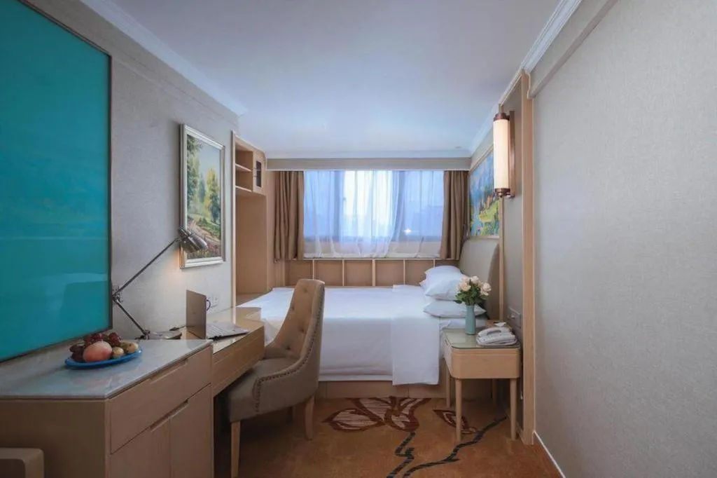 Bed in Vienna Hotel Shandong Liaocheng High-Tech Zong Yueji Park