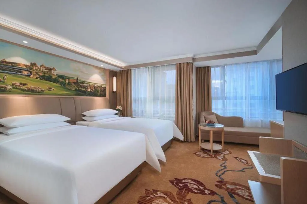 Bed in Vienna Hotel Shandong Liaocheng High-Tech Zong Yueji Park