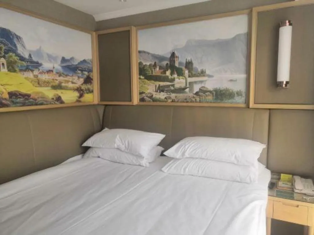 Bed in Vienna Hotel Shandong Liaocheng High-Tech Zong Yueji Park