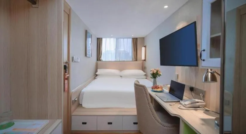 Bed in Vienna Hotel Shandong Liaocheng High-Tech Zong Yueji Park