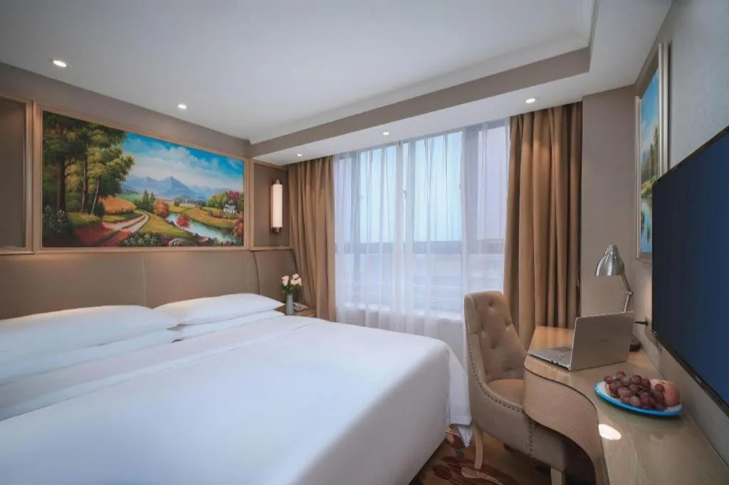 Bed in Vienna Hotel Shandong Liaocheng High-Tech Zong Yueji Park