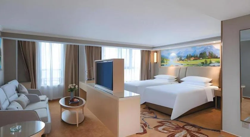 Bed in Vienna Hotel Shandong Liaocheng High-Tech Zong Yueji Park
