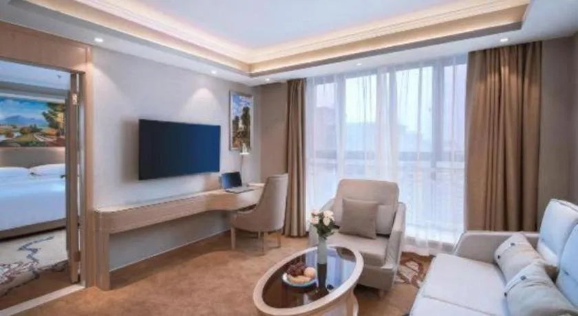 Bed in Vienna Hotel Shandong Liaocheng High-Tech Zong Yueji Park