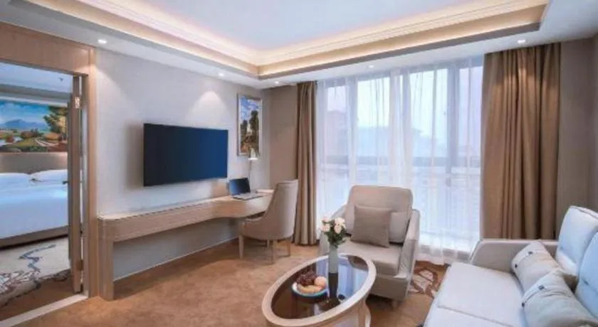 Bed in Vienna Hotel Shandong Liaocheng High-Tech Zong Yueji Park