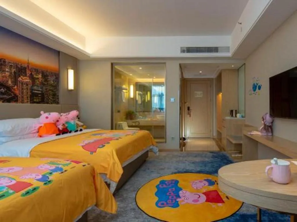 Bed in Vienna Hotel Shaanxi Hanzhong Central Square High-Speed Railway Station