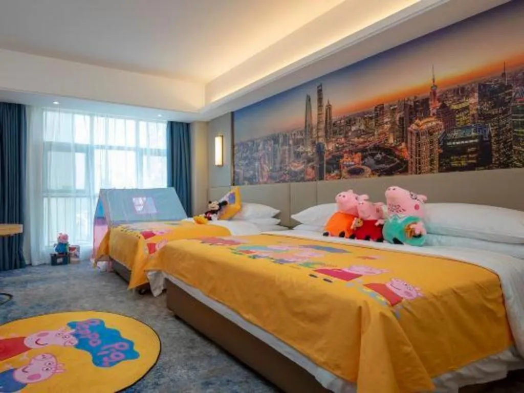 Bed in Vienna Hotel Shaanxi Hanzhong Central Square High-Speed Railway Station