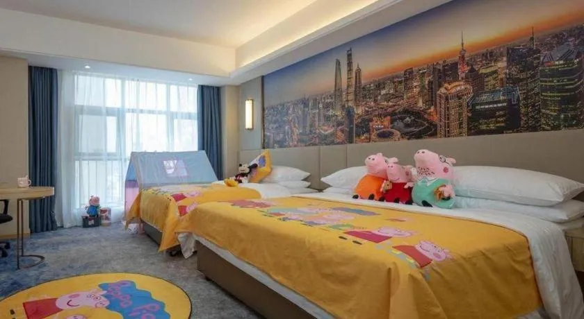 Bed in Vienna Hotel Shaanxi Hanzhong Central Square High-Speed Railway Station