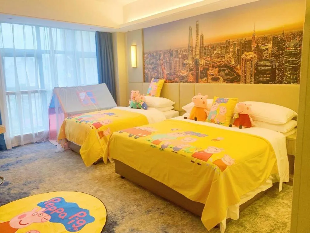 Bed in Vienna Hotel Shaanxi Hanzhong Central Square High-Speed Railway Station