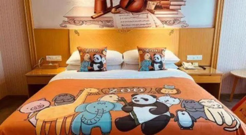 Bed in Vienna Hotel Guangzhou North Station Huaguoshan Metro Station