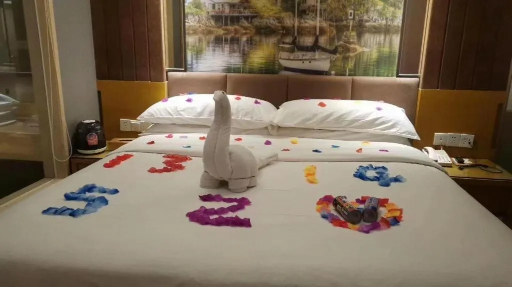 Bed in Vienna Hotel Guangdong Dongguan Zhongtang Qunying Road