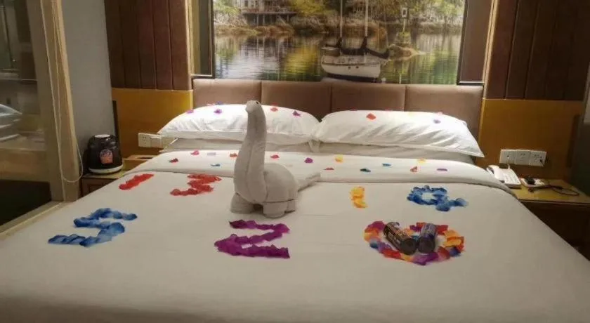 Bed in Vienna Hotel Guangdong Dongguan Zhongtang Qunying Road