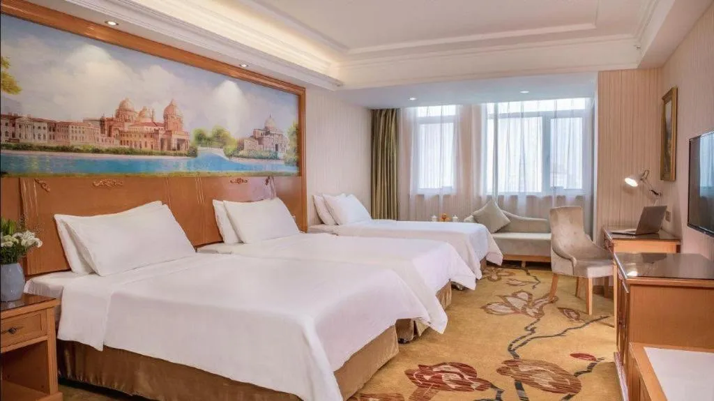 Bed in Vienna Hotel Hebei Tangshan Nanhu Park