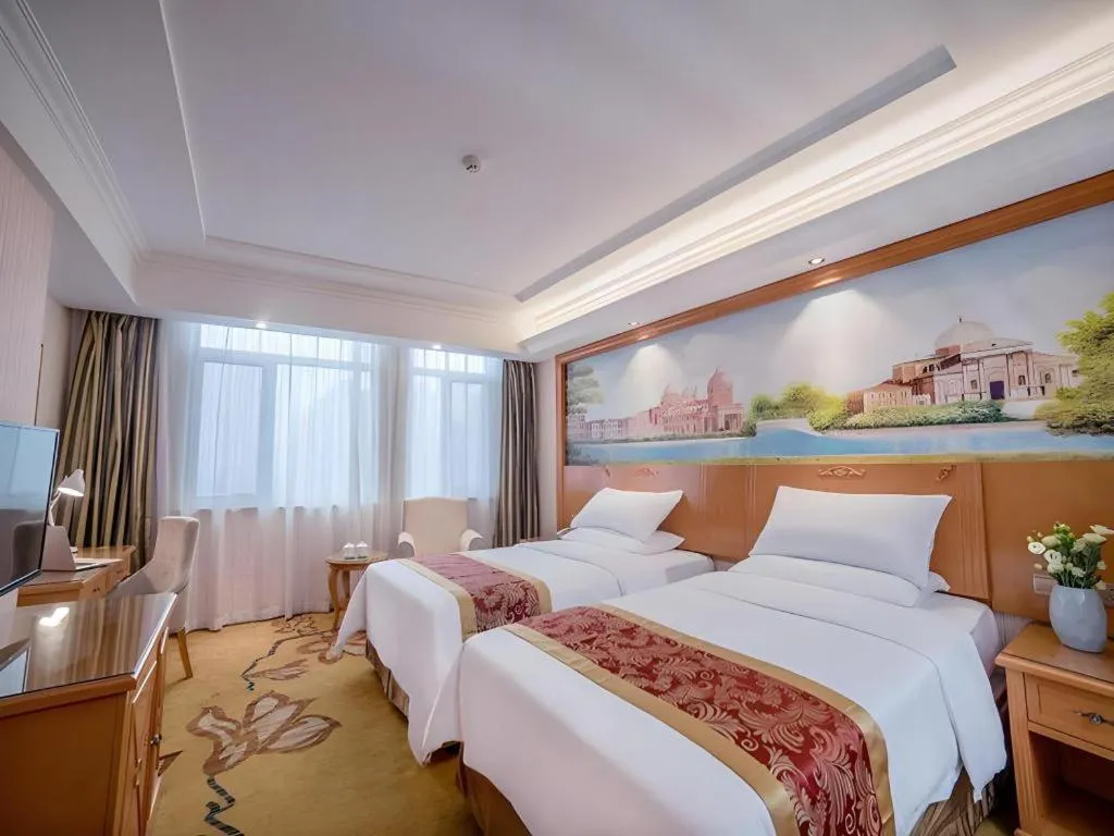 Bed in Vienna Hotel Hebei Tangshan Nanhu Park