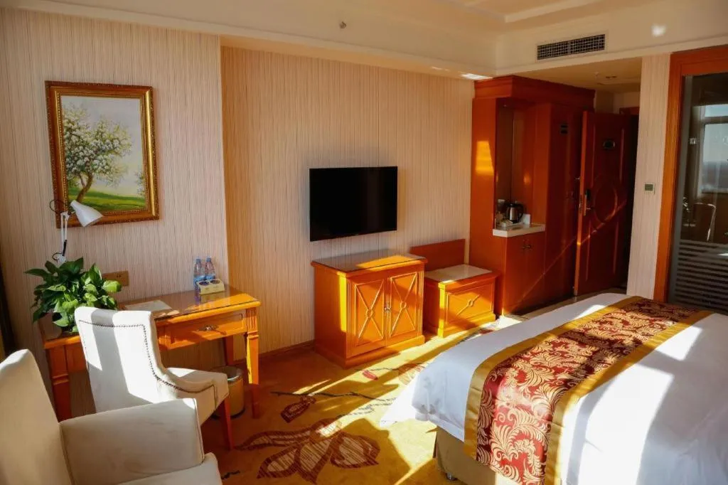 Bed in Vienna Hotel Hebei Tangshan Nanhu Park