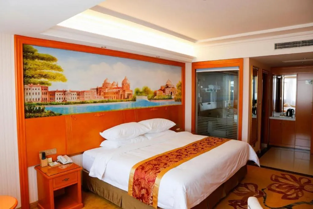 Bed in Vienna Hotel Hebei Tangshan Nanhu Park