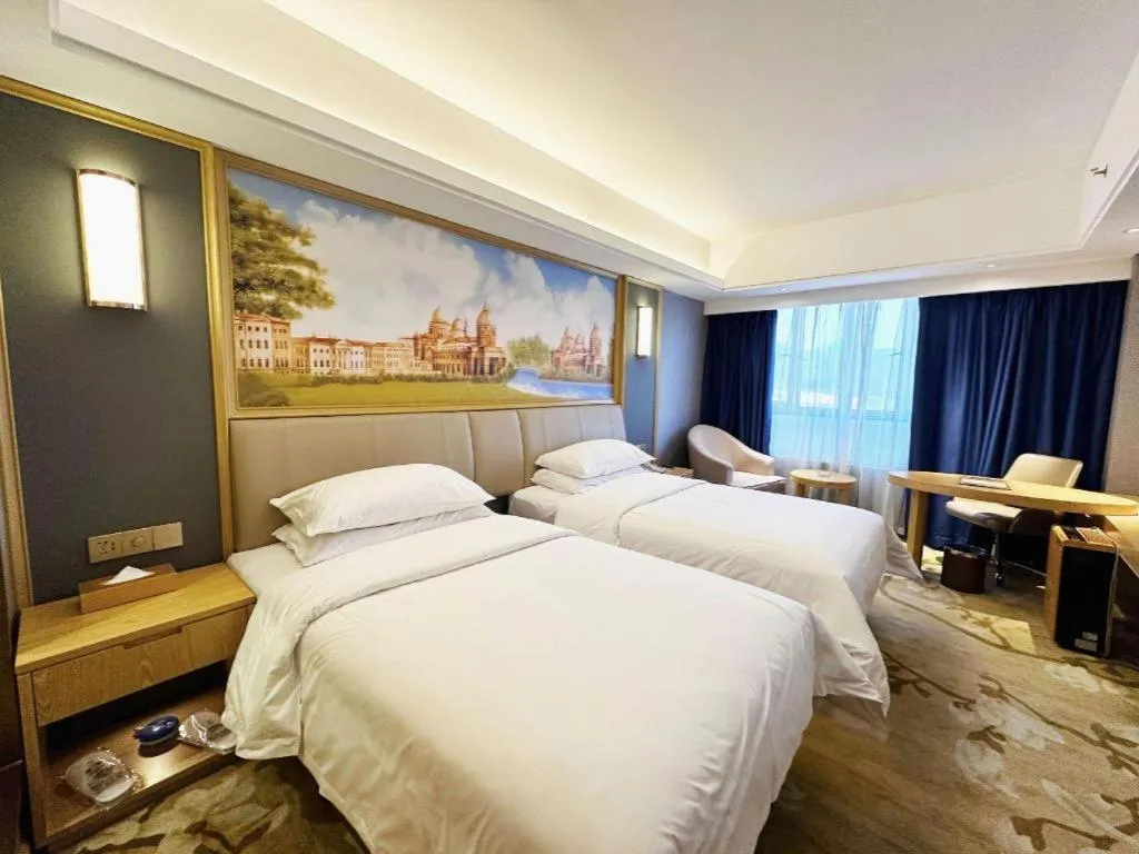 Bed in Vienna Hotel Guangdong Zhongshan South Area Passenger Station